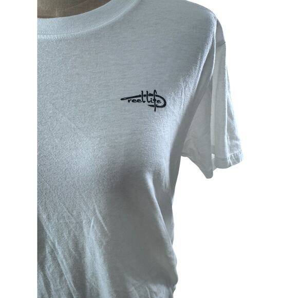 "Reel Life" Raised On The Water Men's Graphic T Shirt SZ S Swordfish USA Fish - Picture 2 of 9